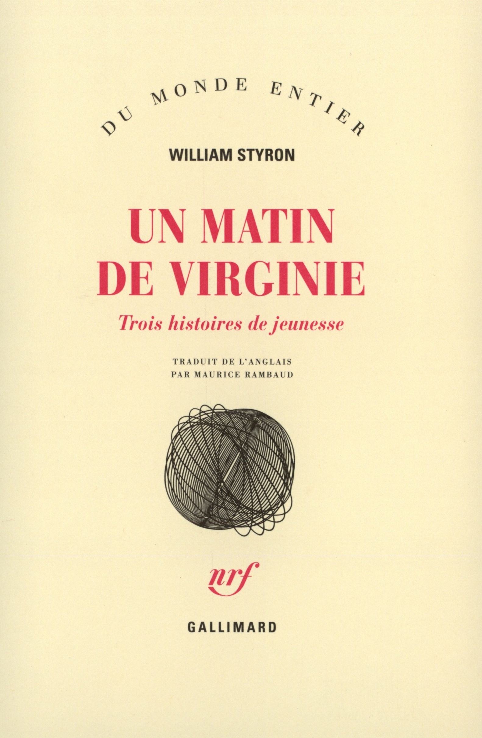 Un matin de Virginie, Trois histoires de jeunesse (9782070736485-front-cover)