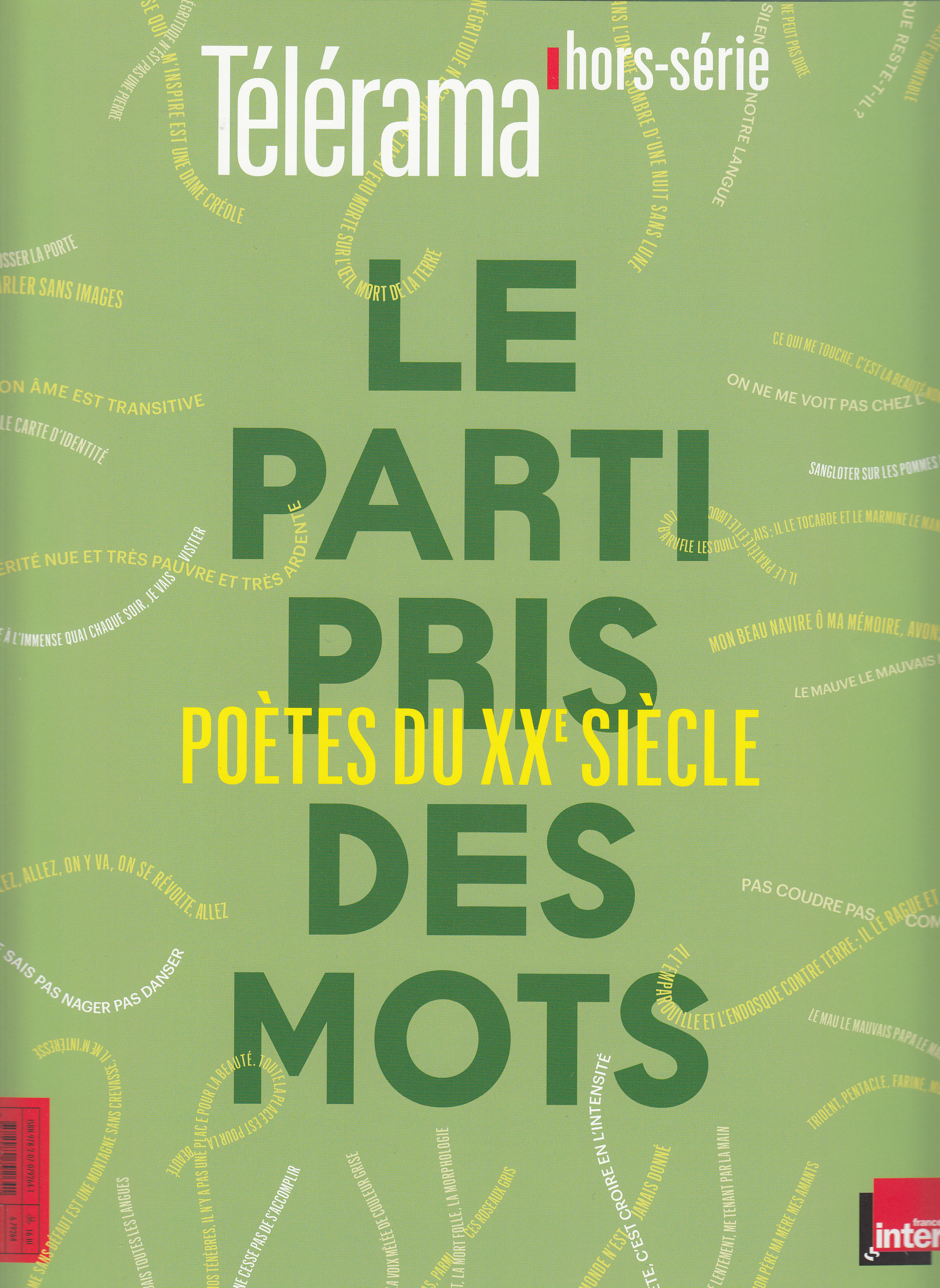 Le parti pris des mots, Poètes du XXᵉ siècle (9782070792641-front-cover)