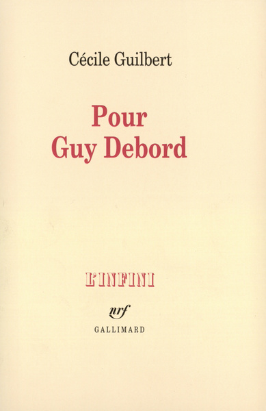 Pour Guy Debord (9782070744428-front-cover)