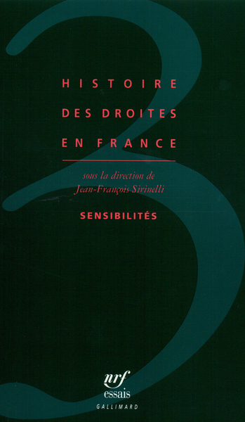 Histoire des droites en France, Sensibilités (9782070727483-front-cover)