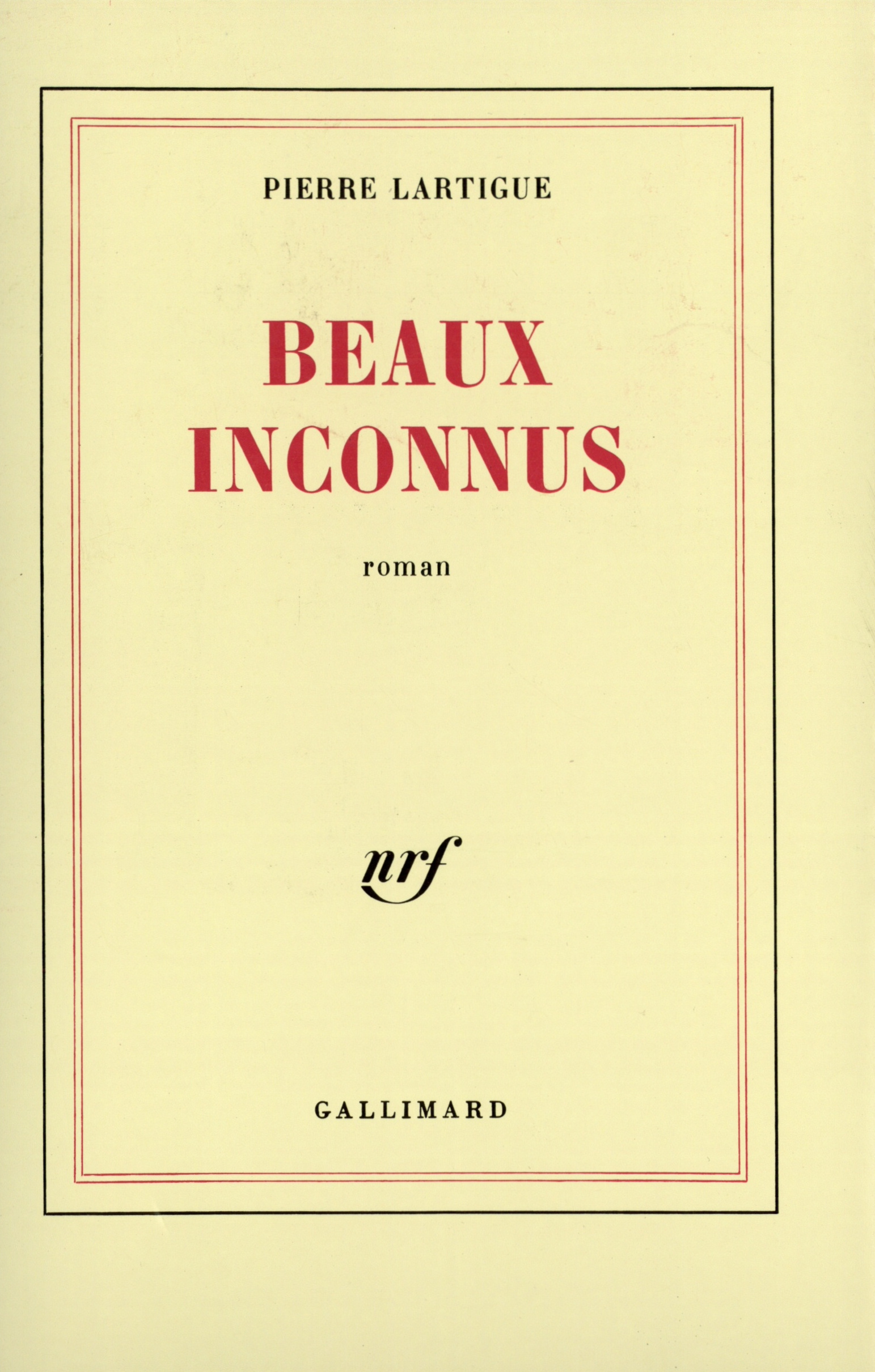 Beaux inconnus (9782070712380-front-cover)