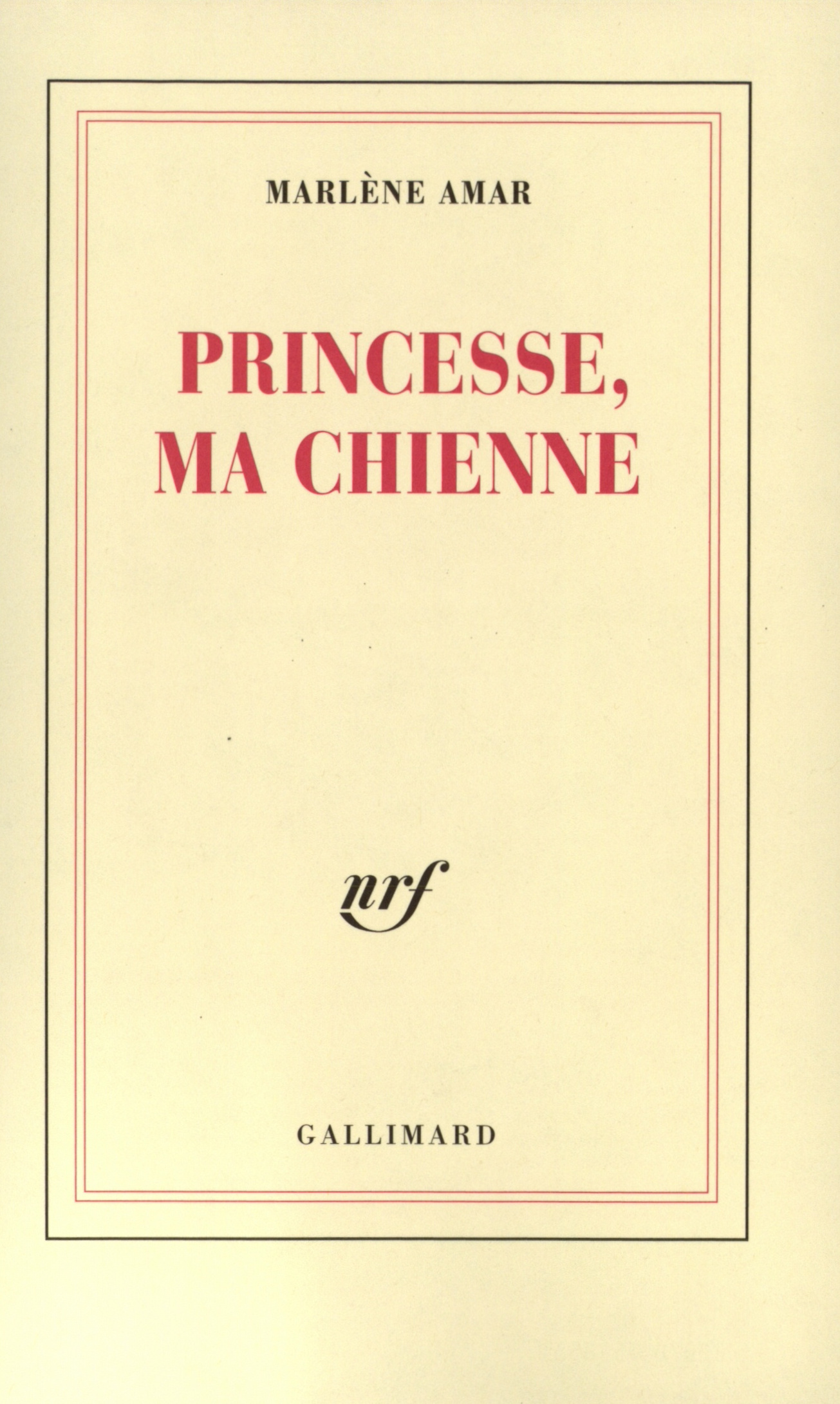 Princesse, ma chienne (9782070751853-front-cover)