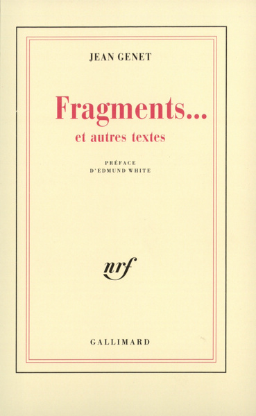 Fragments... et autres textes (9782070719495-front-cover)