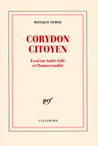 Corydon Citoyen, Essai sur André Gide et l'homosexualité (9782070771431-front-cover)