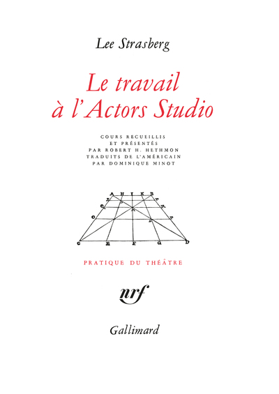 Le travail à l'Actors Studio (9782070707058-front-cover)