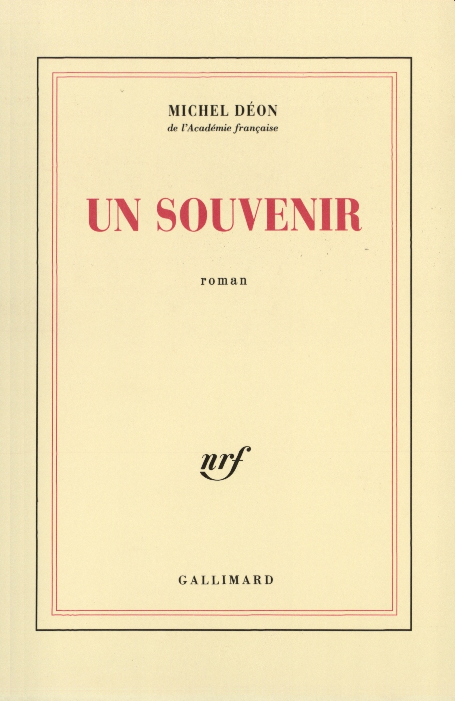 Un Souvenir (9782070719341-front-cover)