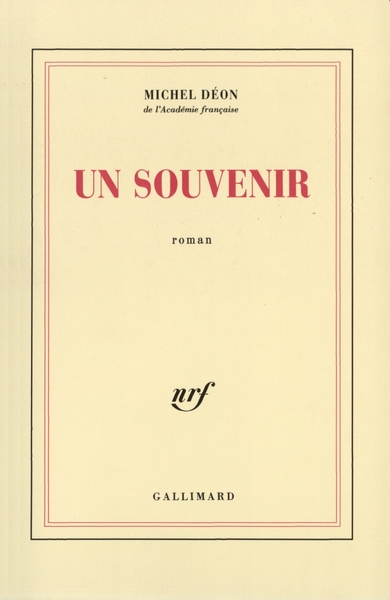 Un Souvenir (9782070719341-front-cover)