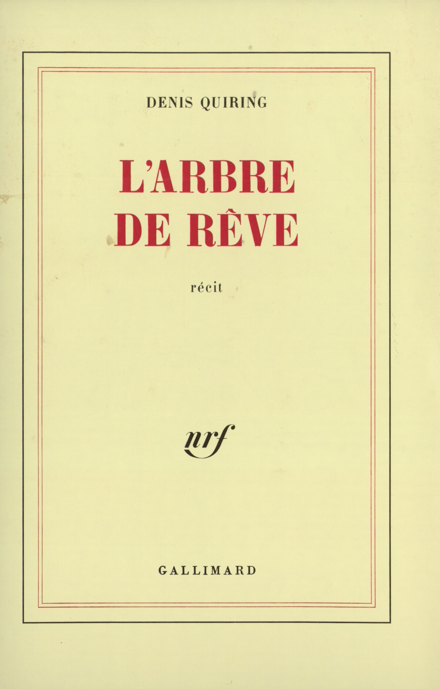 L'arbre de rêve (9782070708352-front-cover)