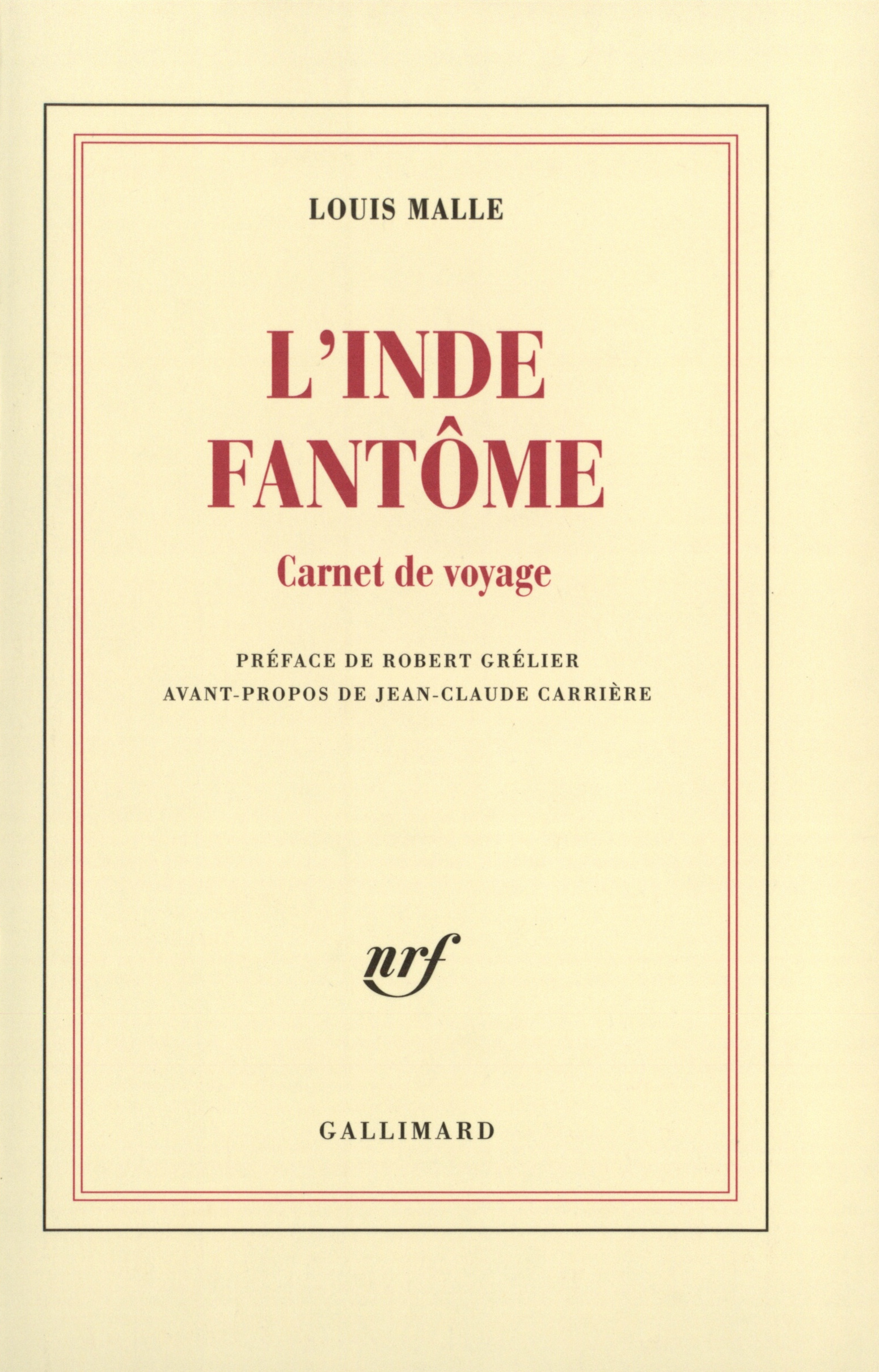 L'Inde fantôme, Carnet de voyage (9782070775101-front-cover)