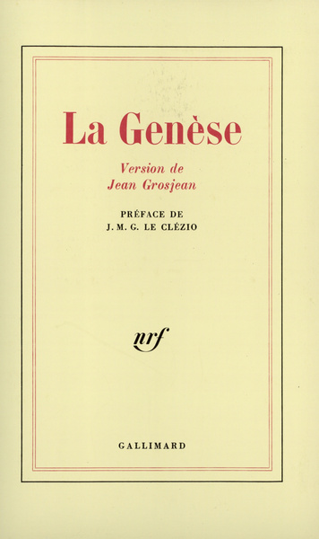 La Genèse (9782070705474-front-cover)