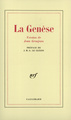 La Genèse (9782070705474-front-cover)