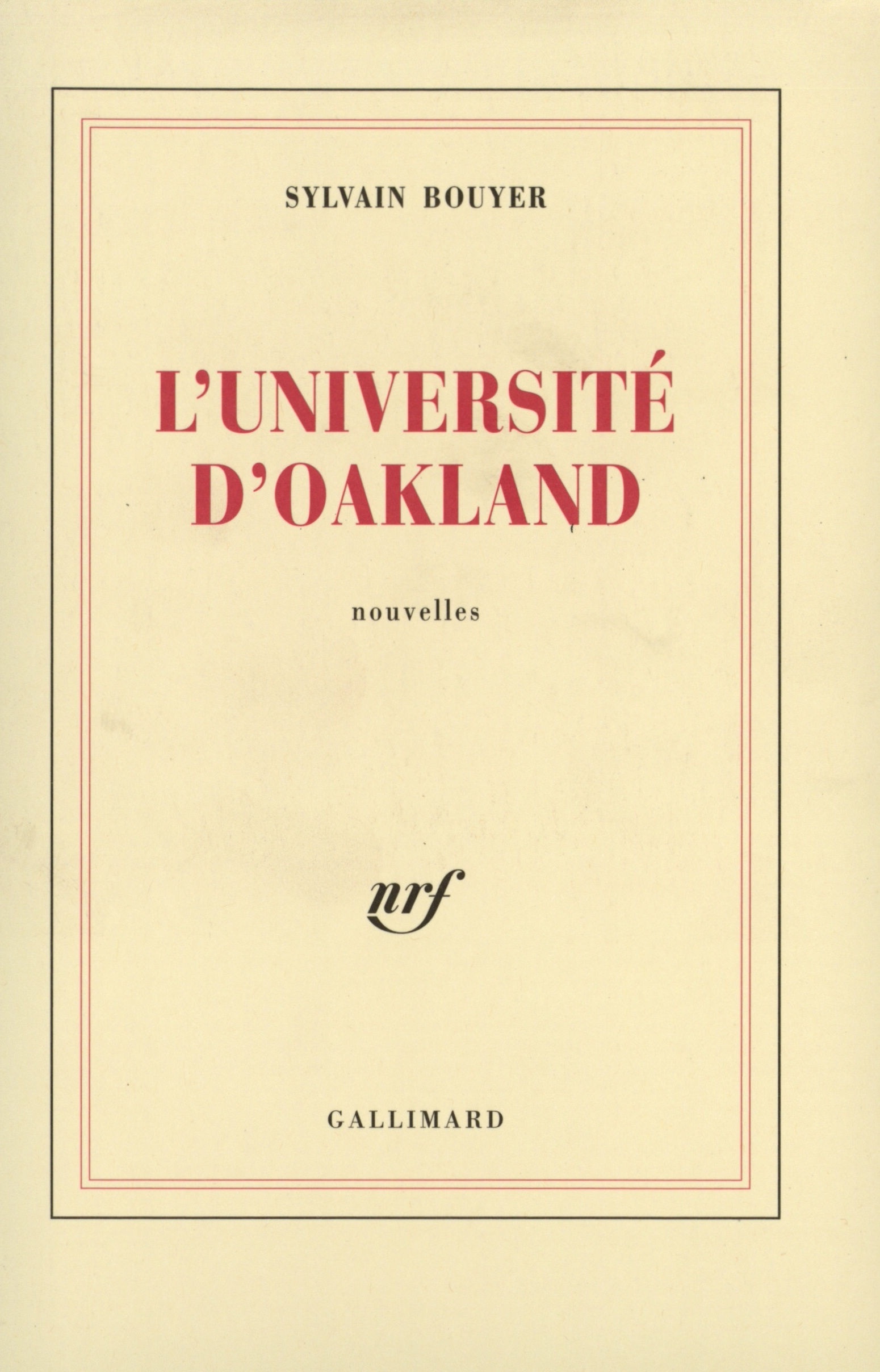 L'Université d'Oakland (9782070766857-front-cover)