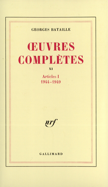 Œuvres complètes (9782070712670-front-cover)
