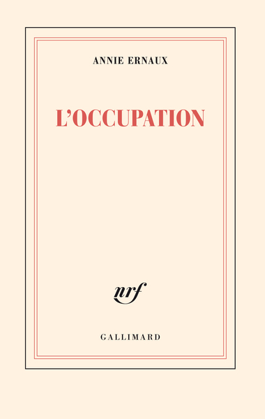 L'occupation (9782070764716-front-cover)