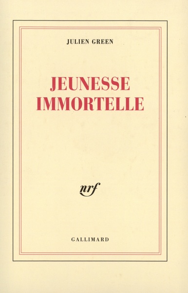 Jeunesse immortelle (9782070752874-front-cover)