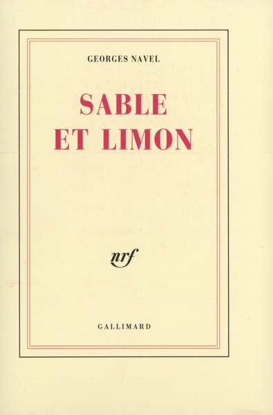 Sable et limon (9782070713578-front-cover)