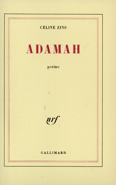 Adamah poème (9782070712564-front-cover)