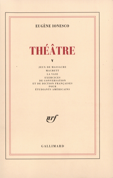 Théâtre (9782070782116-front-cover)