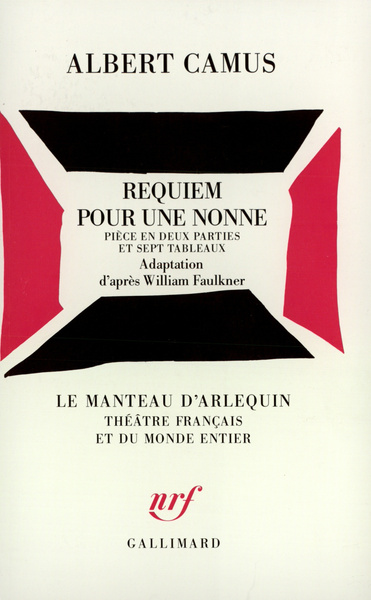Requiem pour une nonne, Pièce en deux parties et sept tableaux d'après William Faulkner (9782070702190-front-cover)