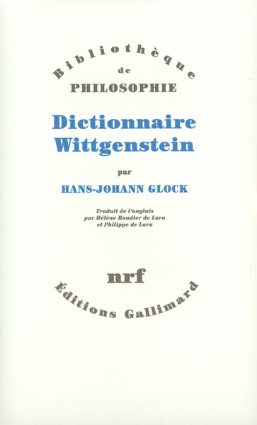 DICTIONNAIRE WITTGENSTEIN (9782070755103-front-cover)