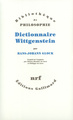 DICTIONNAIRE WITTGENSTEIN (9782070755103-front-cover)