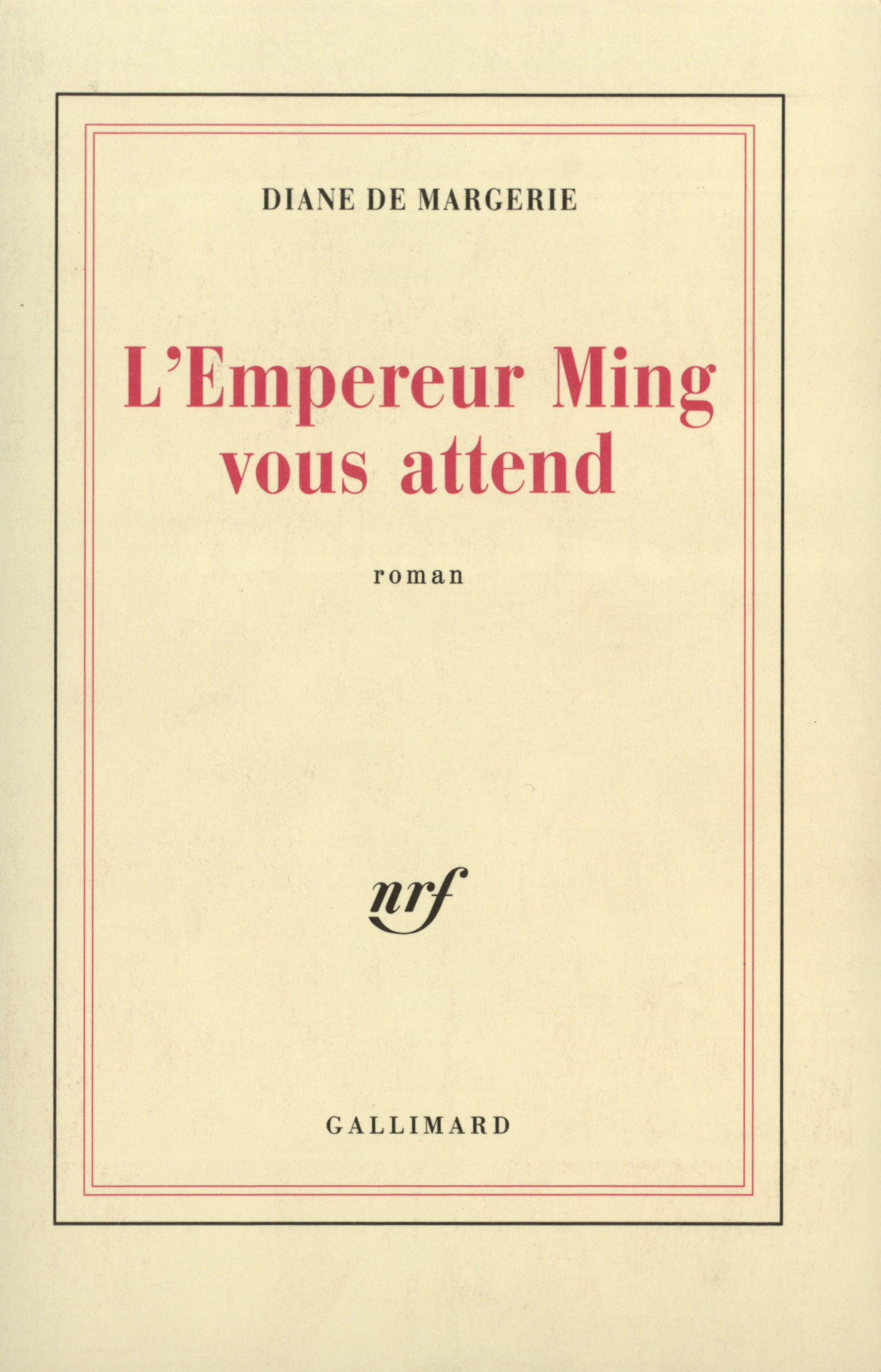 L'Empereur Ming vous attend (9782070719280-front-cover)