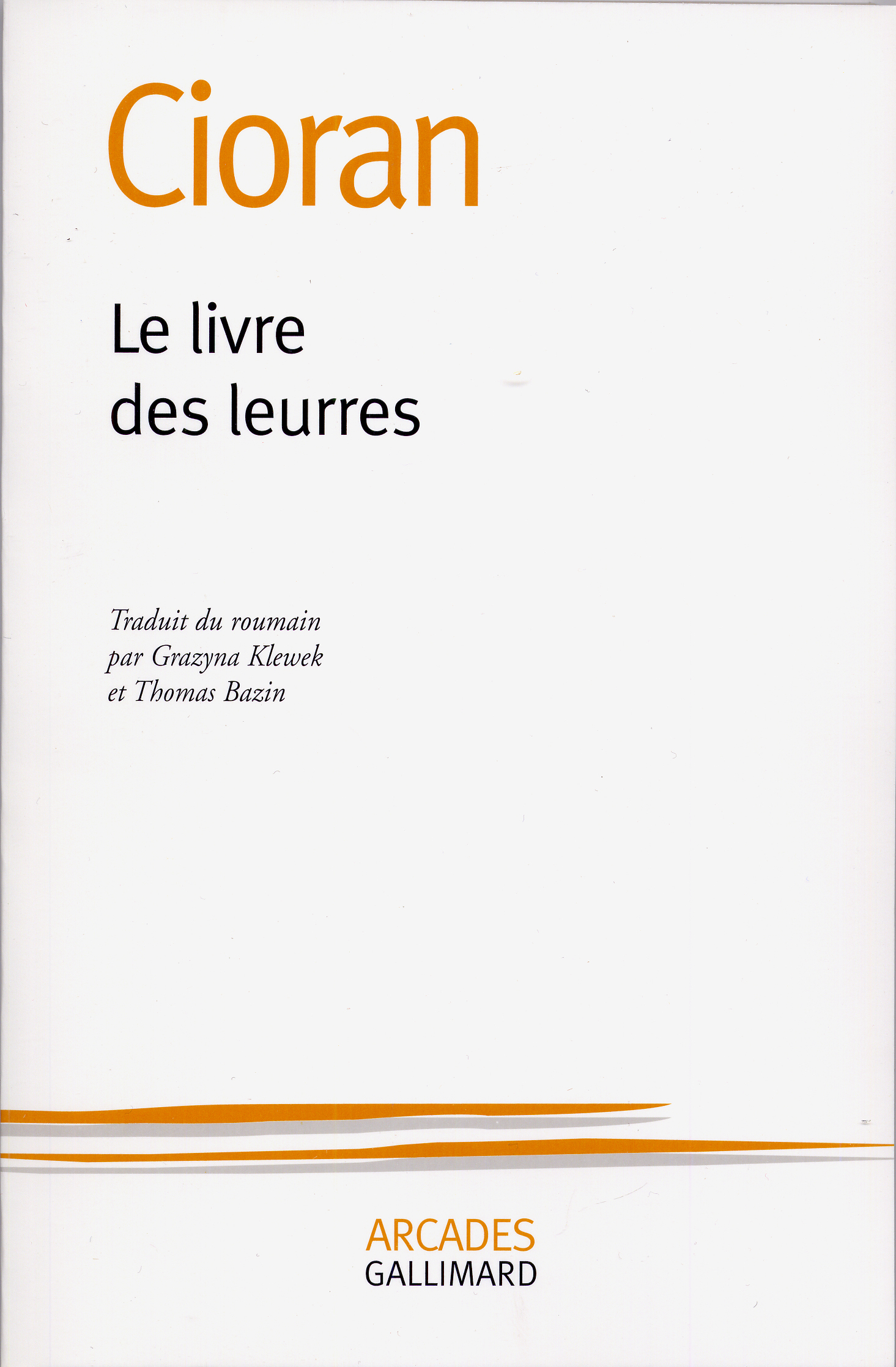 Le livre des leurres (9782070728015-front-cover)