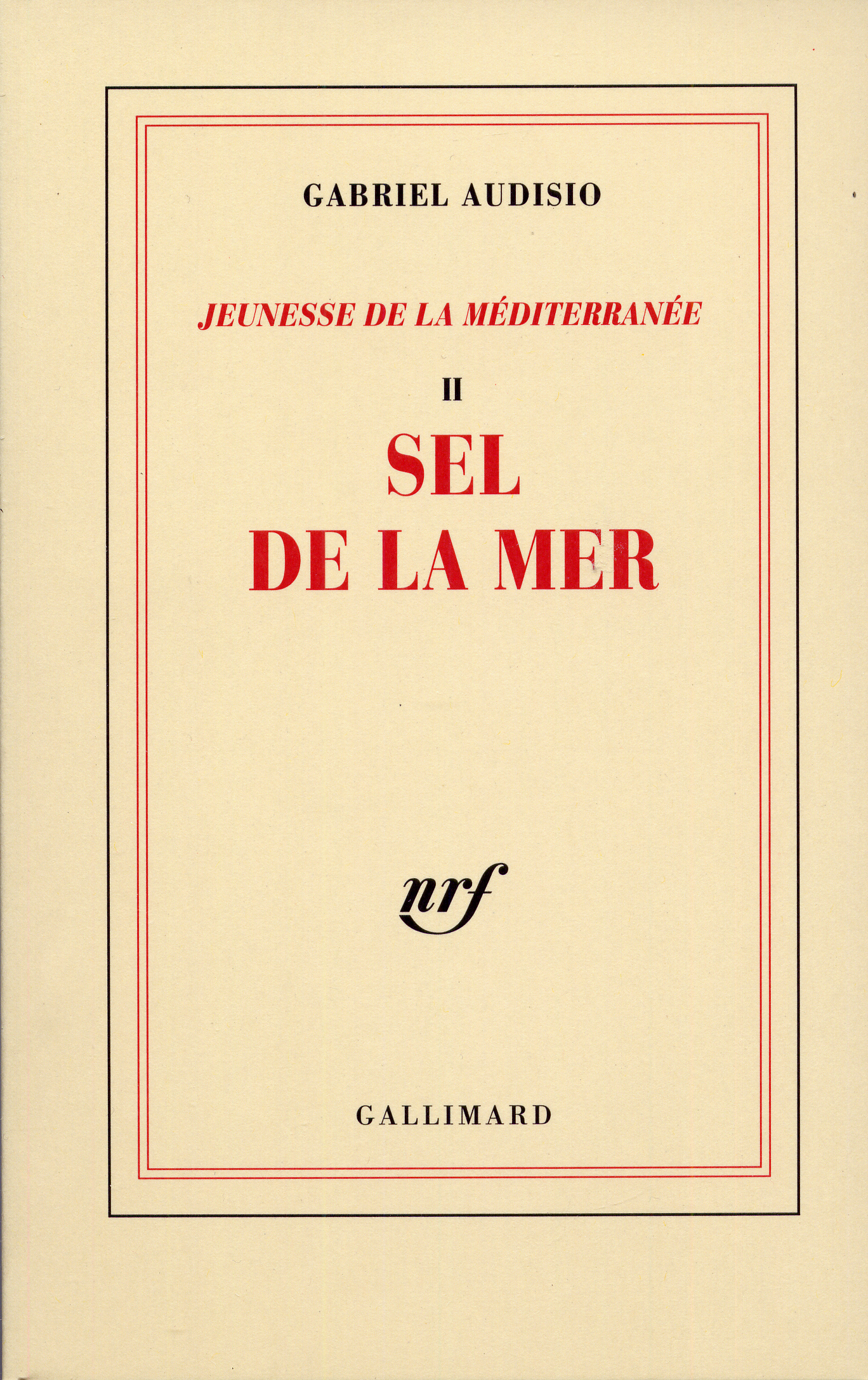 Sel de la mer (9782070766222-front-cover)