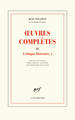 Œuvres complètes, Critique littéraire, I (9782070770762-front-cover)