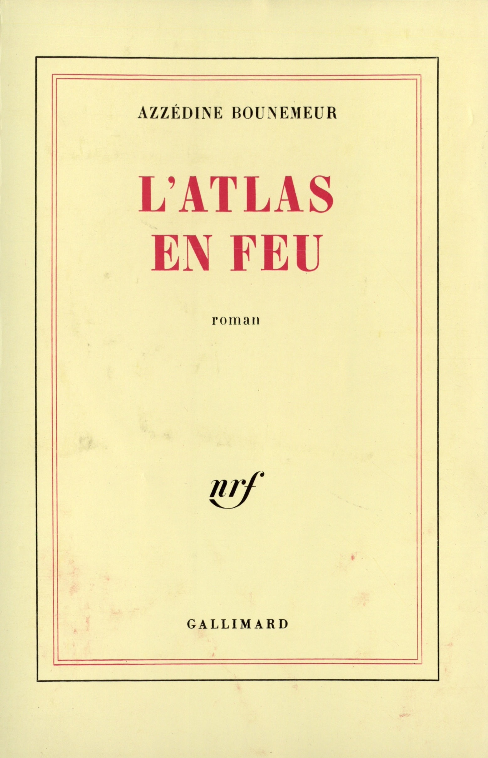 L'Atlas en feu (9782070711215-front-cover)