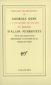 Discours de réception à l'Académie française et réponse d'Alain Peyrefitte (9782070714957-front-cover)