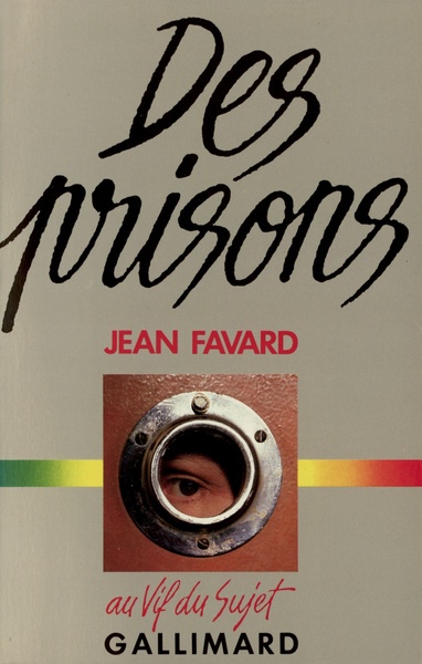 Des prisons (9782070709618-front-cover)