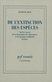 De l'extinction des espèces, Sur les causes de la disparition des dinosaures et de quelques milliards d'autres (9782070729937-front-cover)