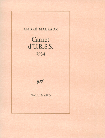 Carnet d'U.R.S.S., (1934) (9782070784639-front-cover)