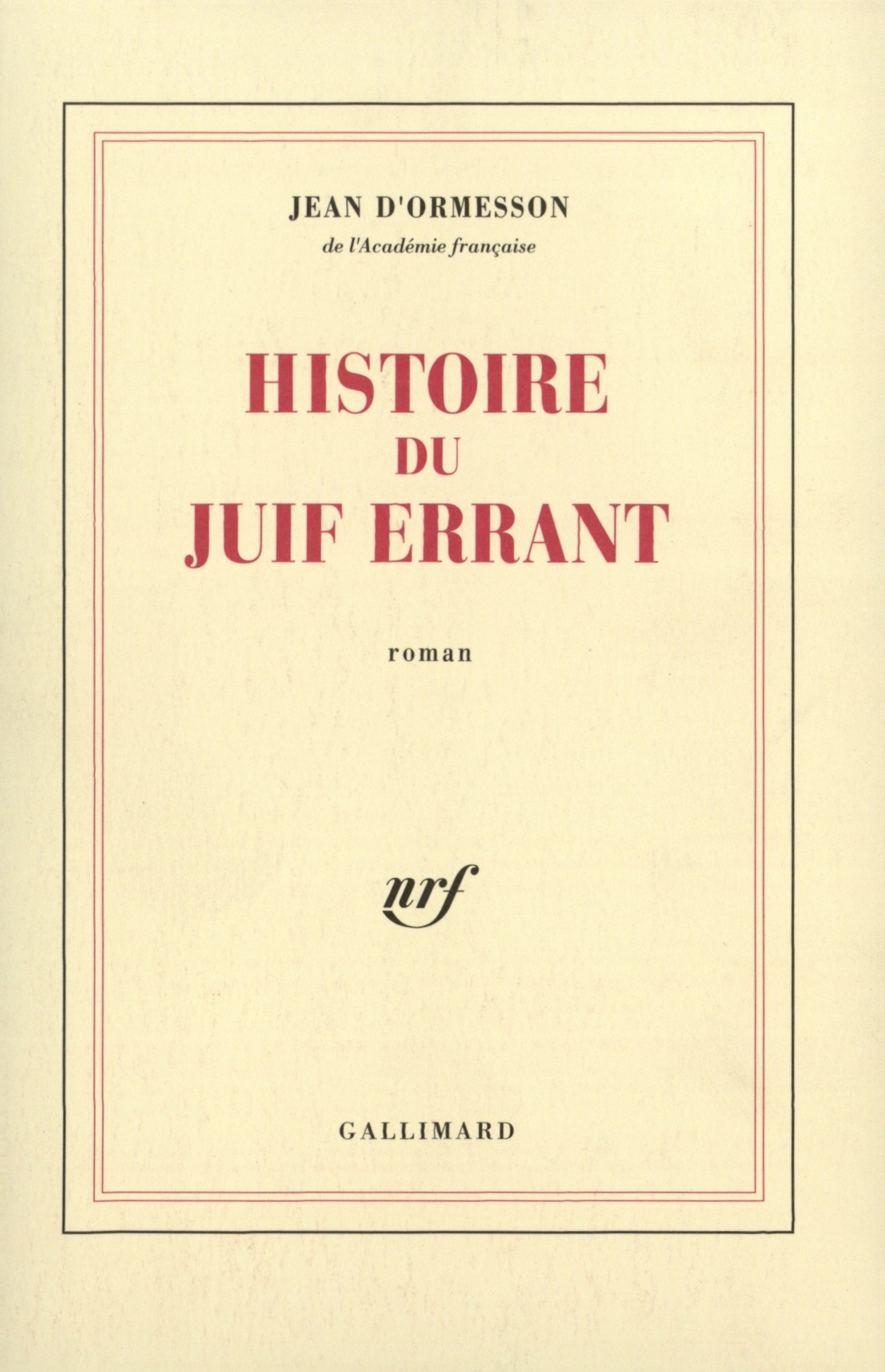 Histoire du Juif errant (9782070720910-front-cover)