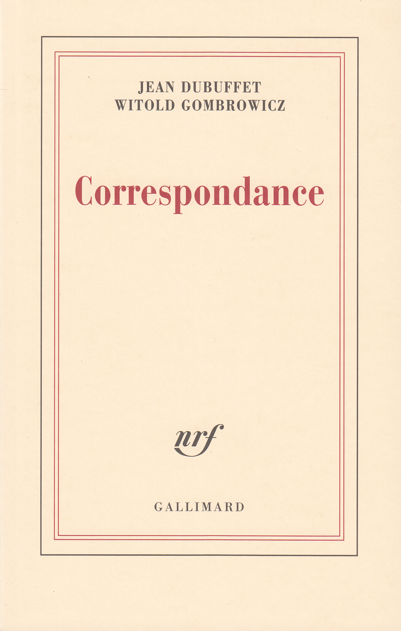 Correspondance (9782070742486-front-cover)