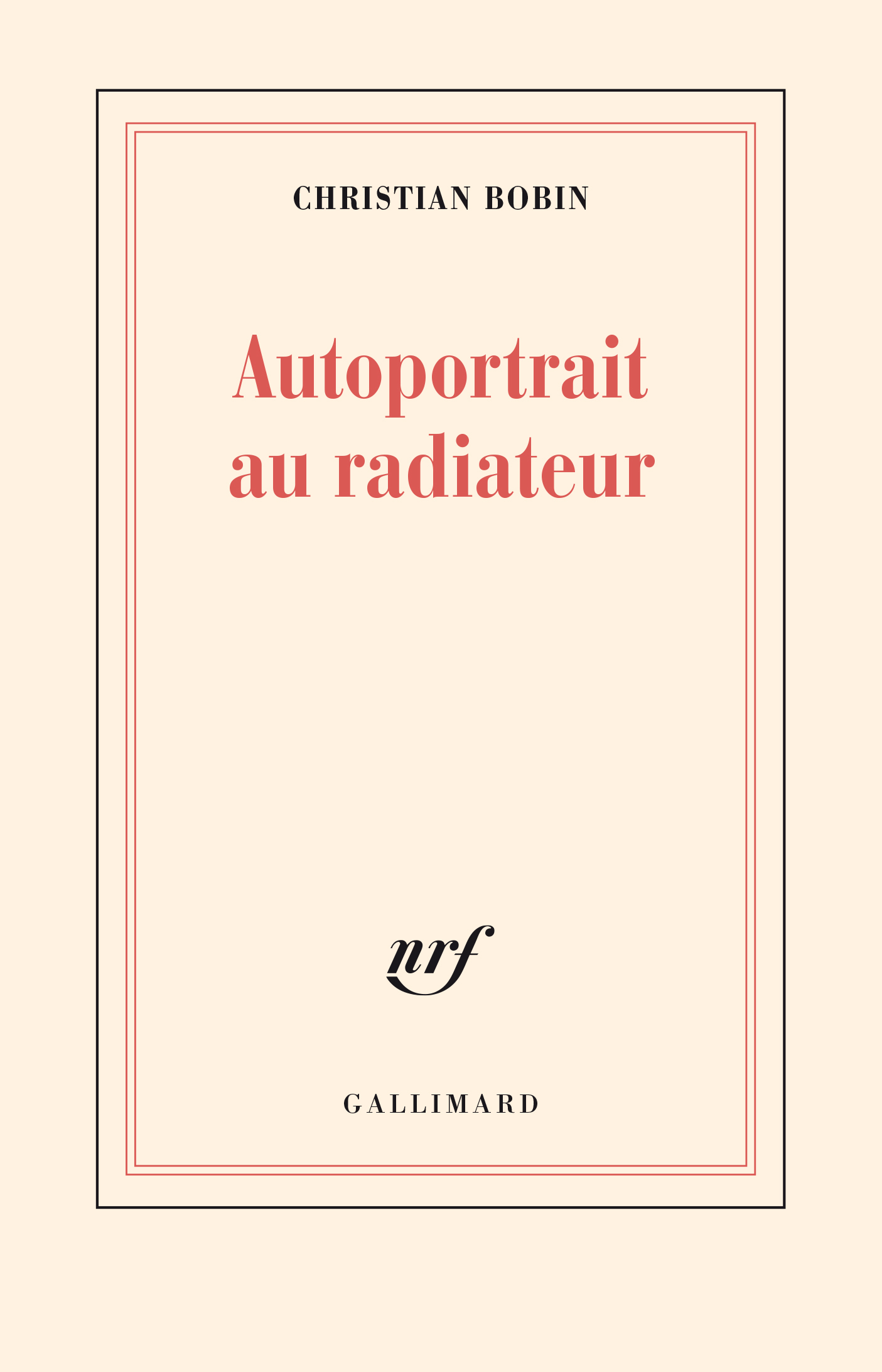 Autoportrait au radiateur (9782070749782-front-cover)