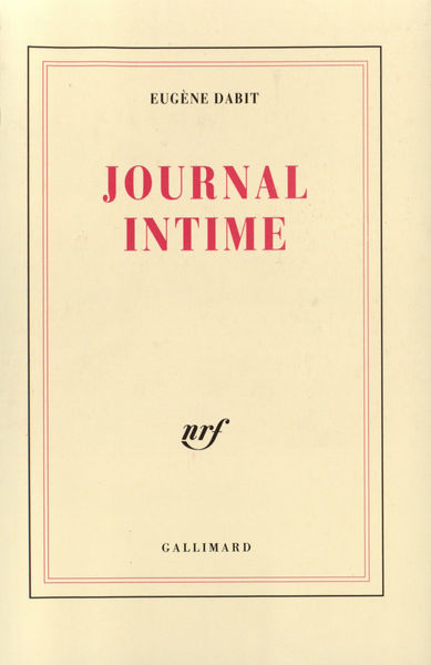 Journal intime, (1928-1936) (9782070716562-front-cover)