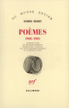 Poèmes, (1966-1984) (9782070713417-front-cover)