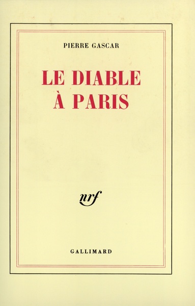 Le Diable à Paris (9782070702572-front-cover)