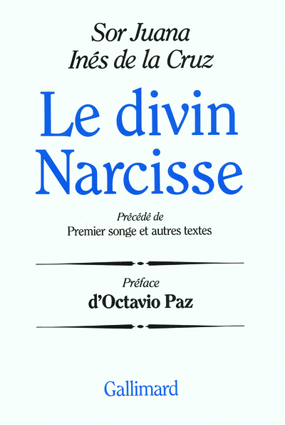 Le Divin Narcisse / Premier songe et autres textes (9782070711710-front-cover)