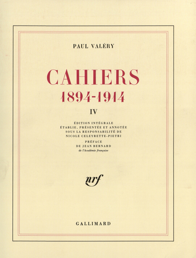 Cahiers, (1894-1914)-1900-1901 (9782070725854-front-cover)