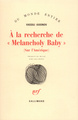 À la recherche de "Melancholy Baby", Sur l'Amérique (9782070717170-front-cover)