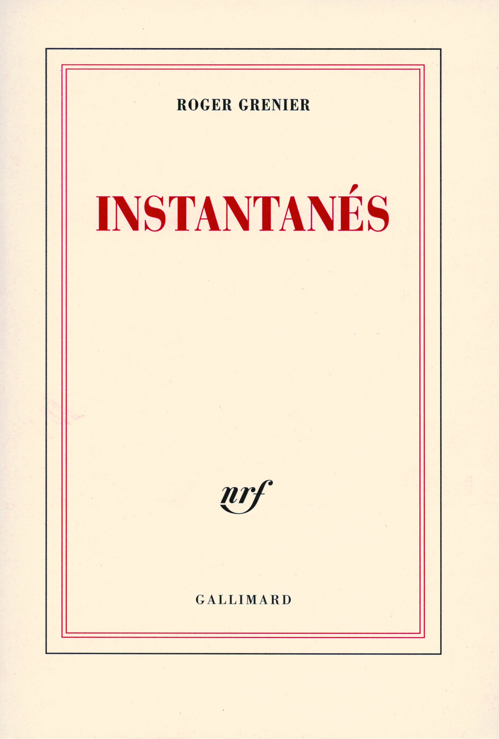 Instantanés (9782070785223-front-cover)