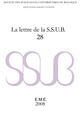 Lettre de la S.S.U.B. 28 (9782930481593-front-cover)