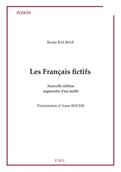 Les français fictifs, (Nouvelle édition augmentée) (9782930481104-front-cover)