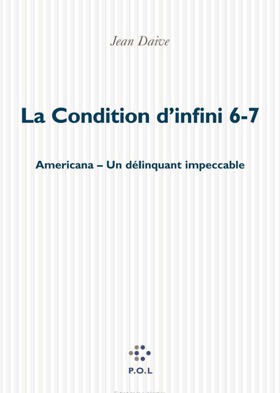 La Condition d'infini VI, VII (9782867445835-front-cover)