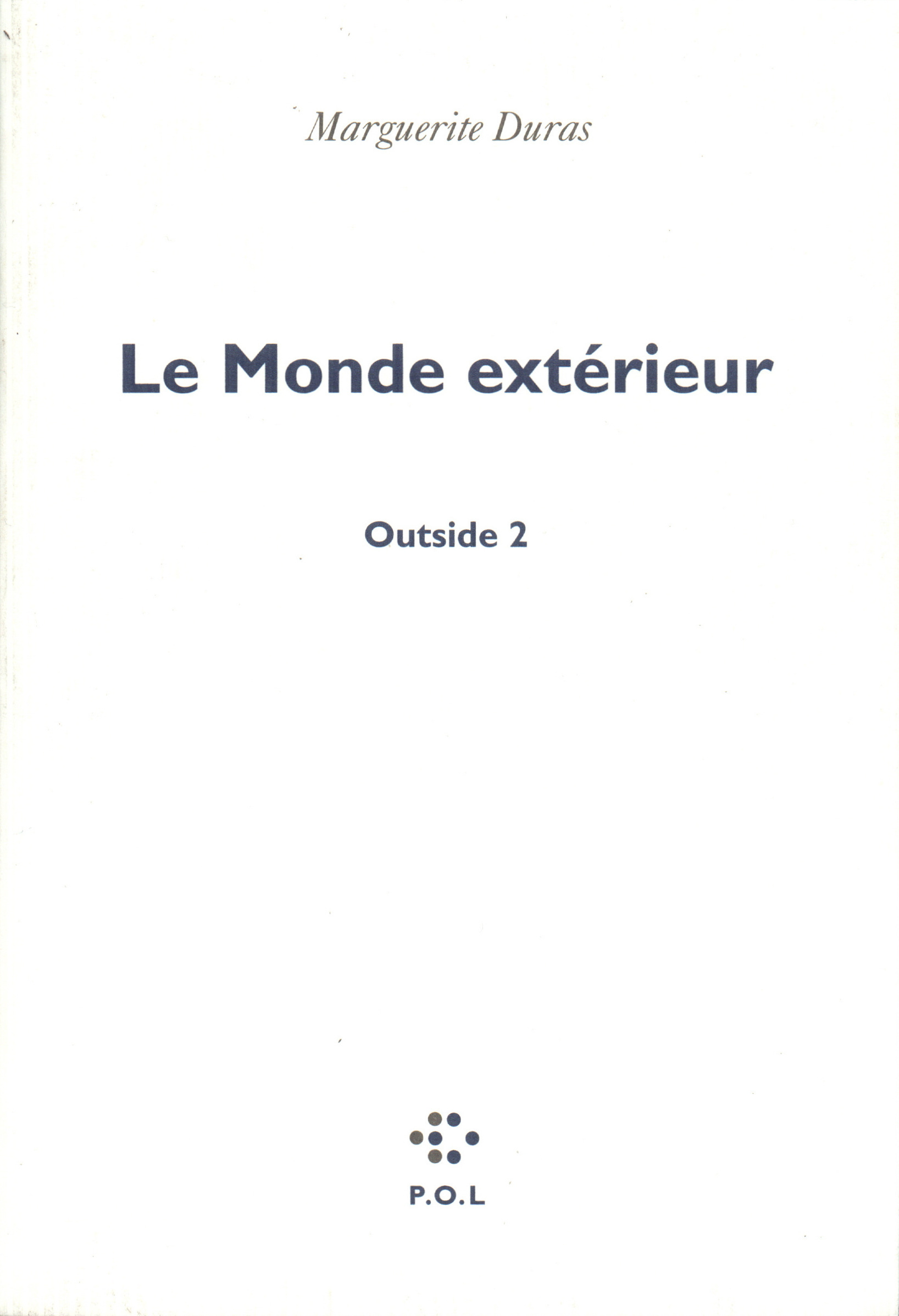 Le Monde extérieur (9782867443657-front-cover)