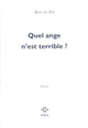 Quel ange n'est terrible ? (9782867444715-front-cover)