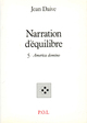 Narration d'équilibre, W (9782867440472-front-cover)